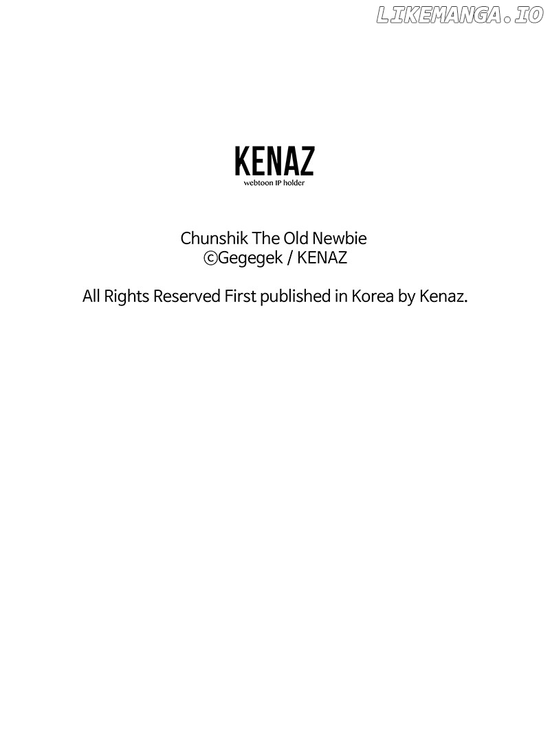 Old Newbie Kim ChunShik Chapter 60 - page 109