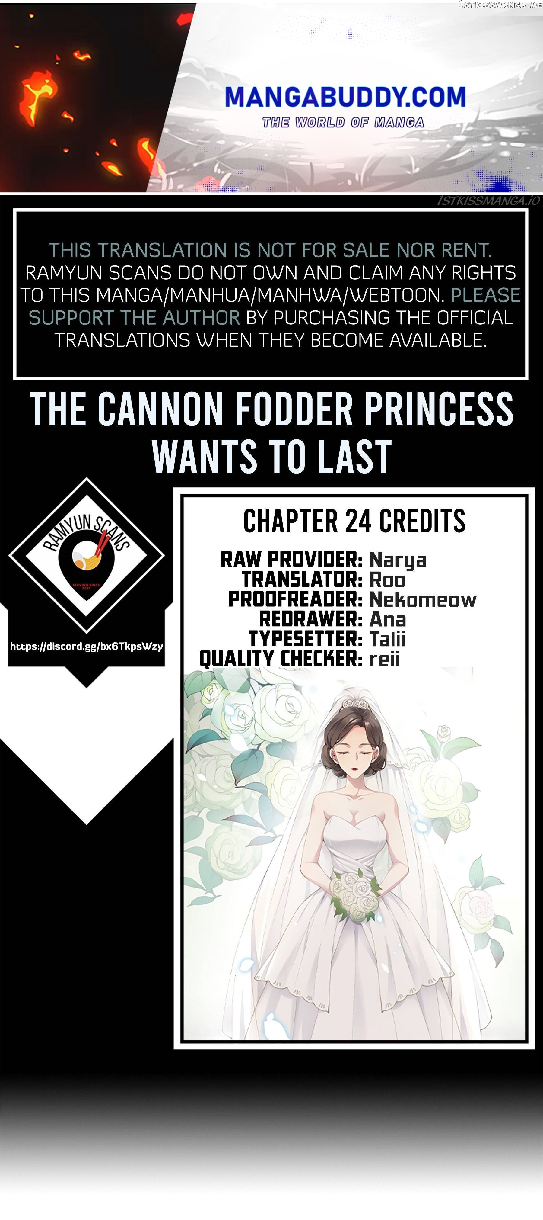 The Cannon Fodder Princess Wants To Last chapter 24 - page 1