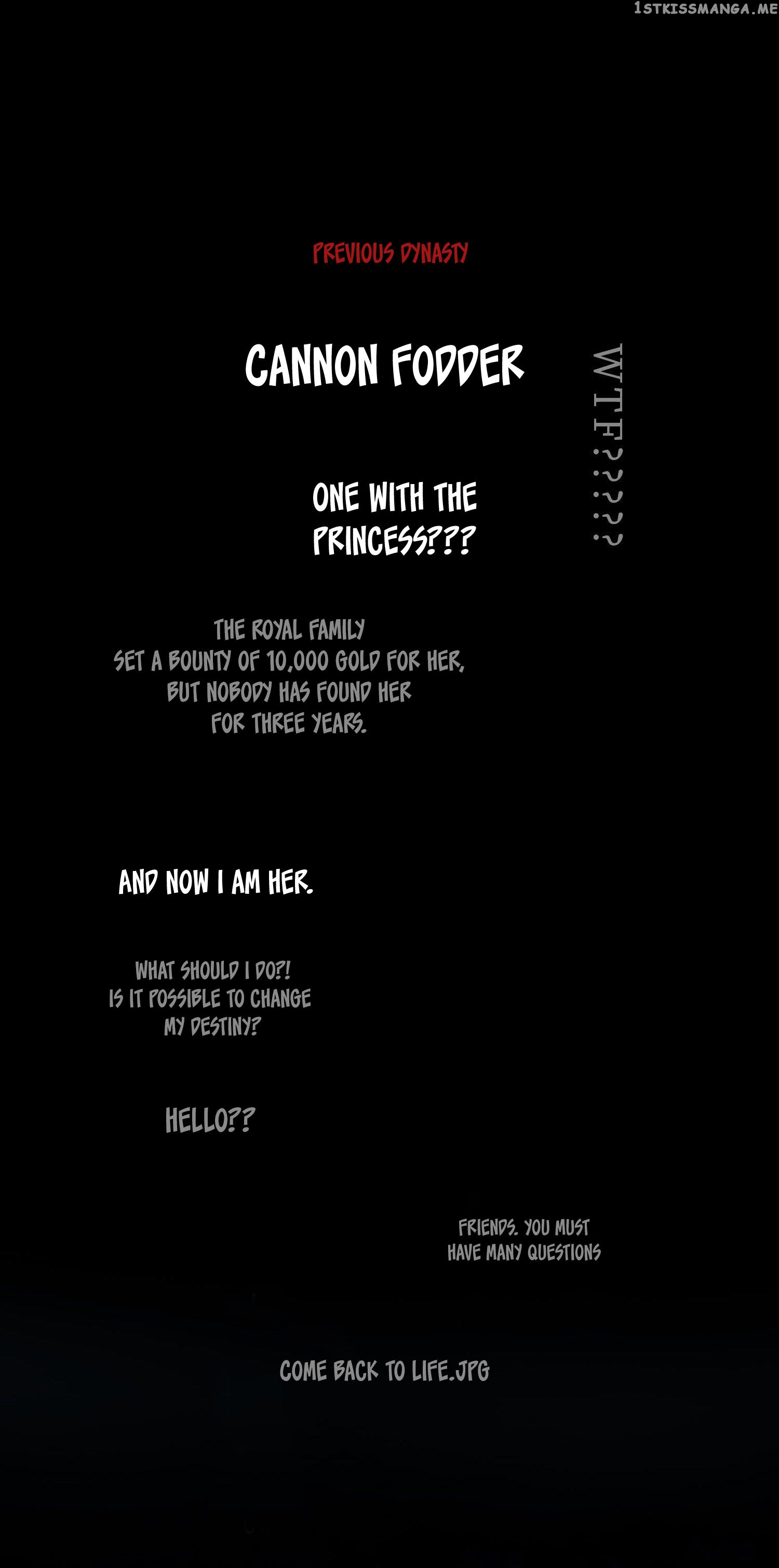 The Cannon Fodder Princess Wants To Last chapter 0.1 - page 4
