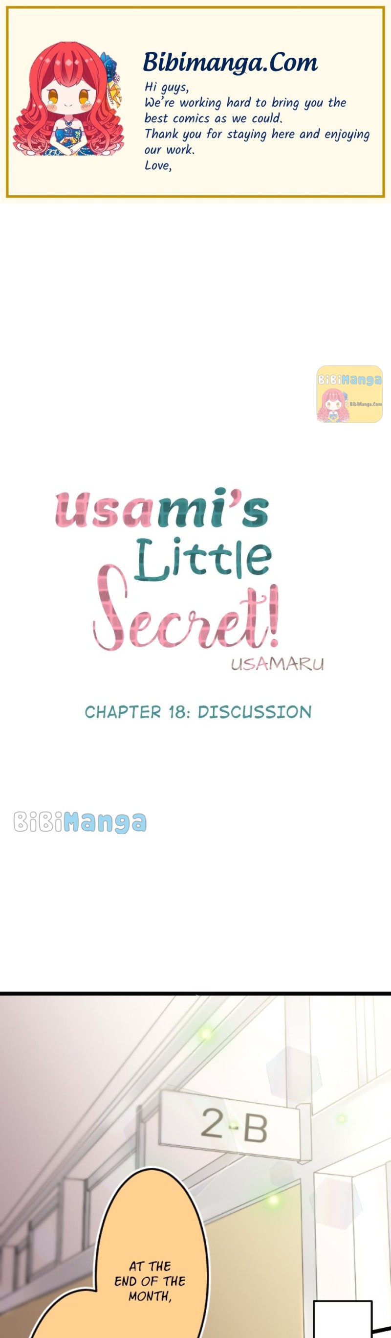 Usami’s Little Secret! chapter 18 - page 1