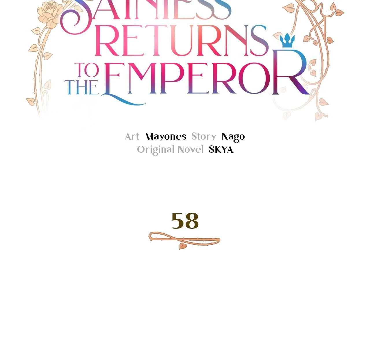 The Saintess Returns to the Emperor Chapter 58 - page 28