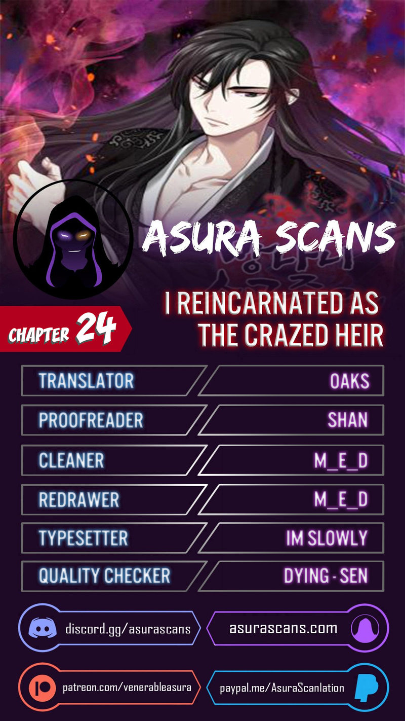 I Reincarnated As The Crazed Heir Chapter 24 - page 1