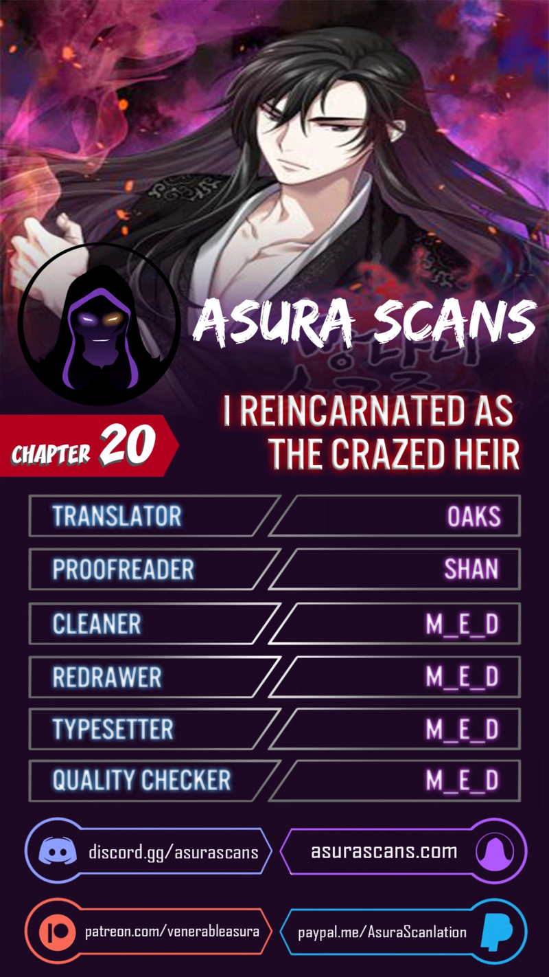 I Reincarnated As The Crazed Heir Chapter 20 - page 1