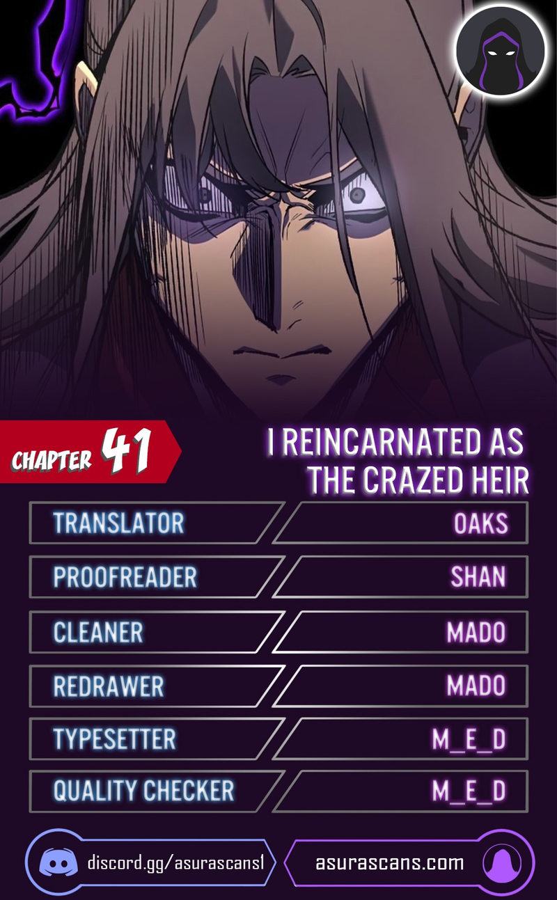 I Reincarnated As The Crazed Heir Chapter 41 - page 1