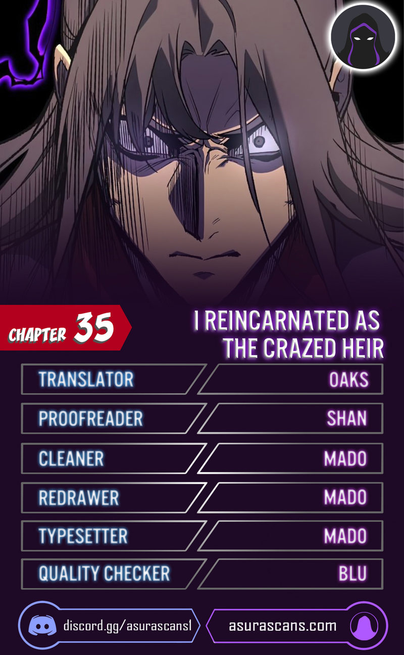 I Reincarnated As The Crazed Heir Chapter 35 - page 1