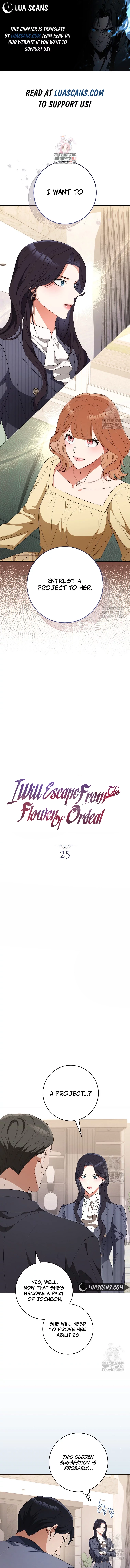 I Will Escape From The Flower Of Ordeals Chapter 25 - page 1