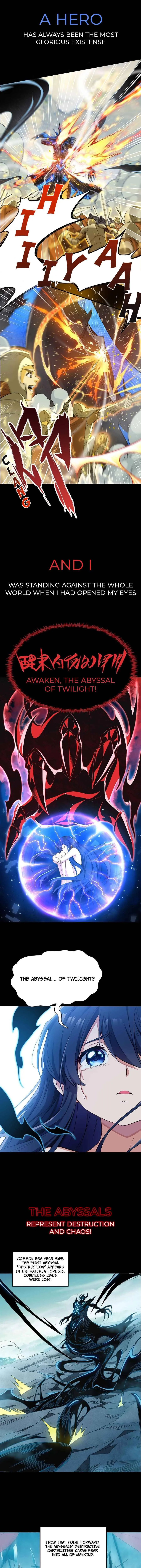 I, The Abyssal, Have Decided to Save Humanity Again Today Chapter 0.1 - page 1