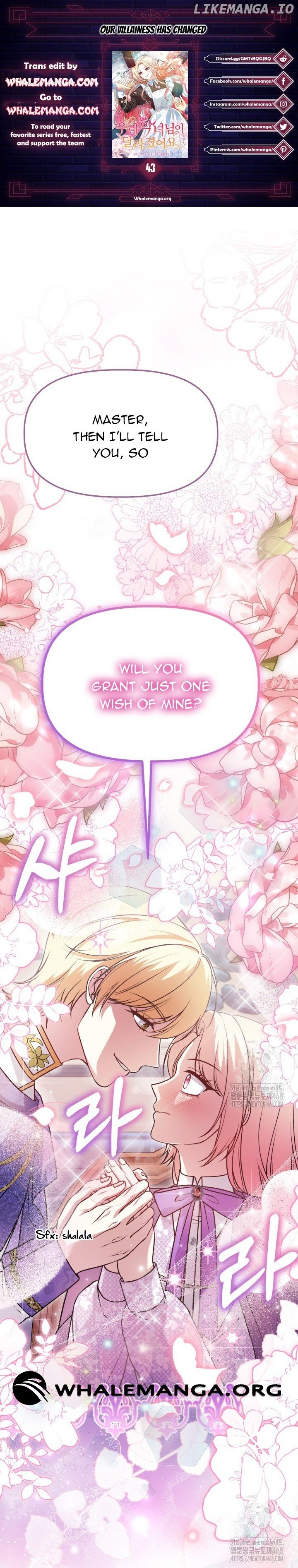 The Villainess Has Changed Chapter 43 - page 1