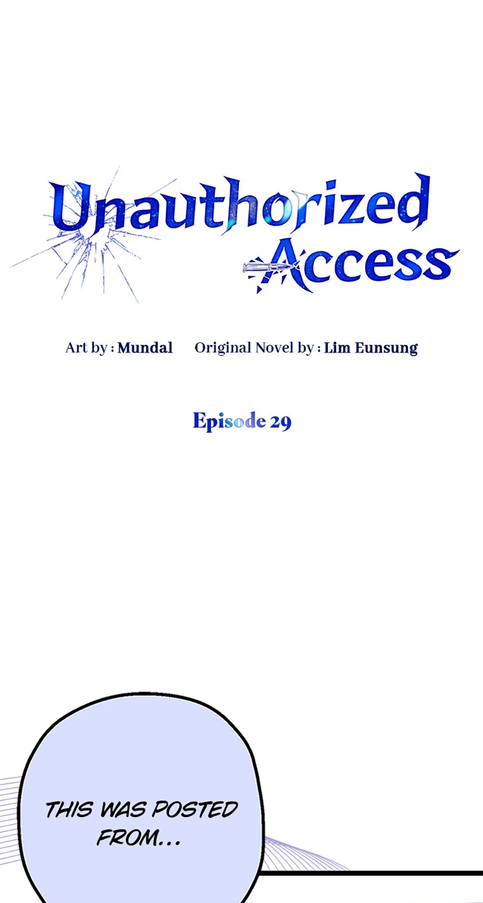 Unauthorized Access Chapter 29 - page 1