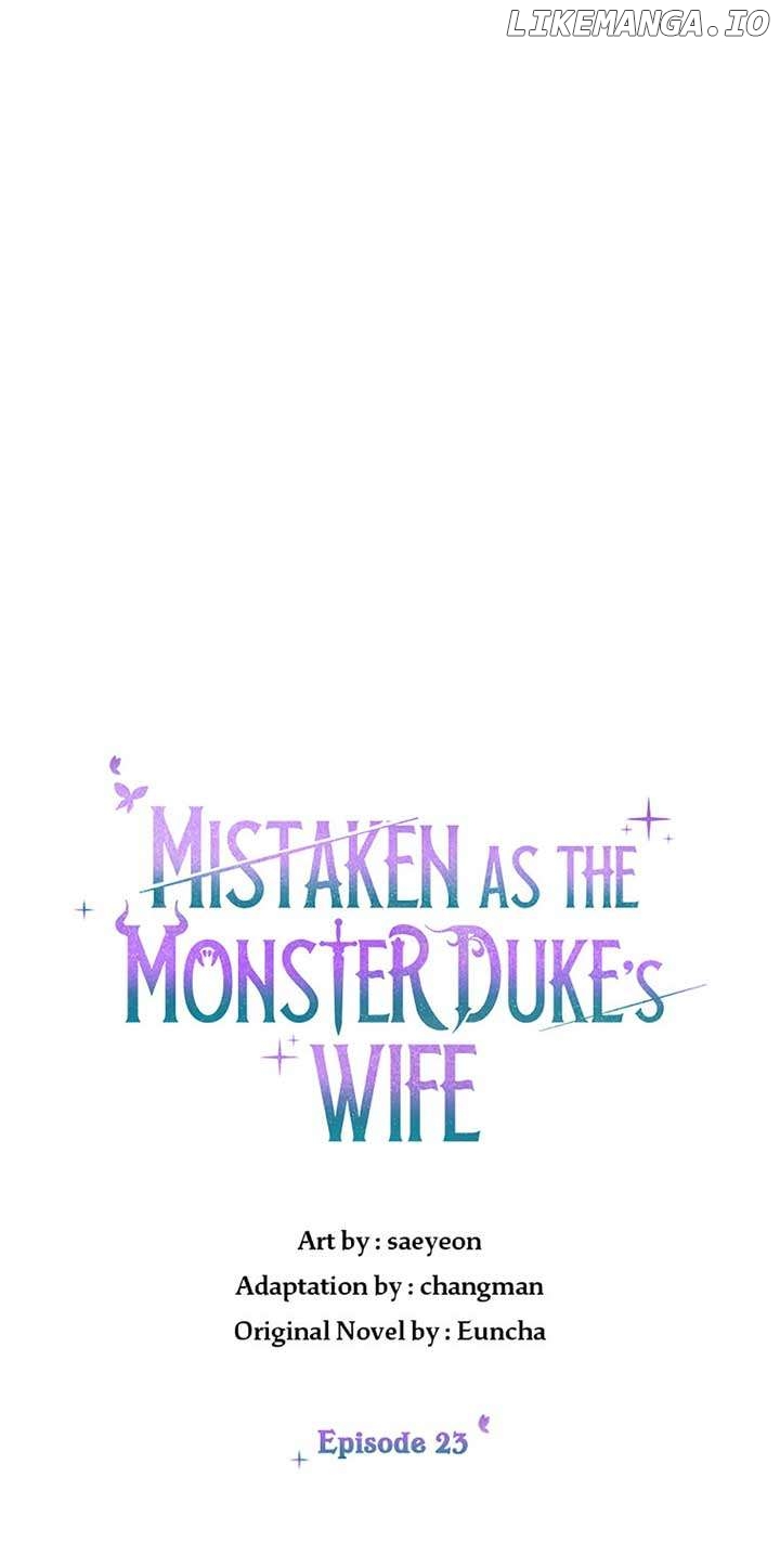 The Monster Duke Mistook Me for His Wife Chapter 23 - page 55