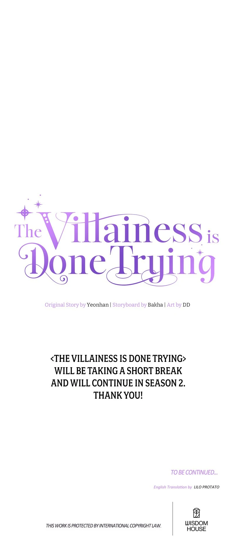The Villainess is Done Trying Chapter 45 - page 65