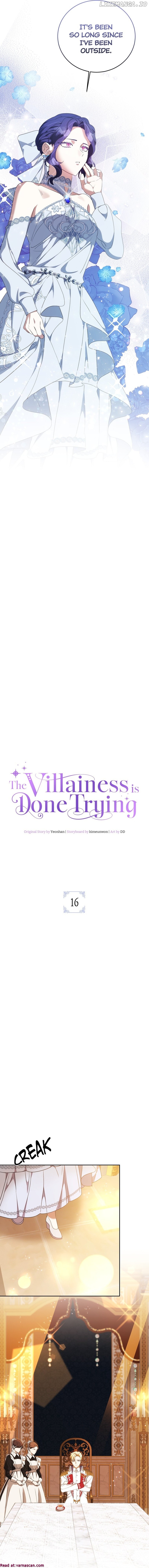 The Villainess is Done Trying Chapter 16 - page 3