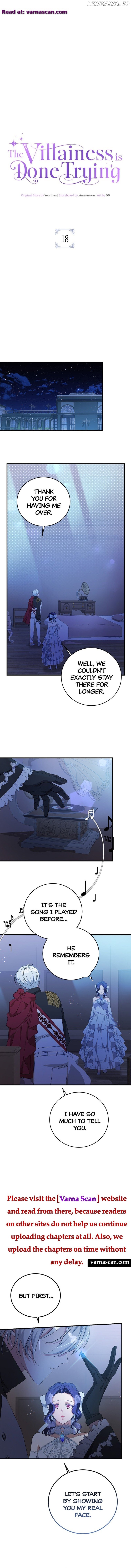 The Villainess is Done Trying Chapter 18 - page 3