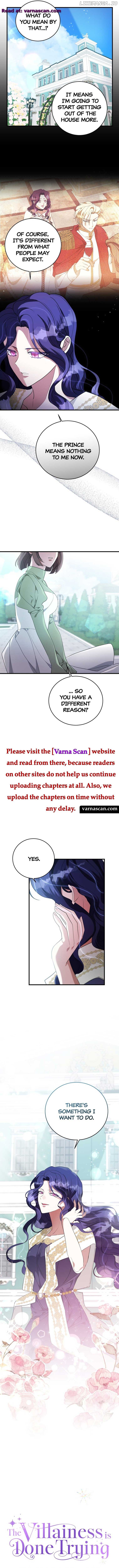 The Villainess is Done Trying Chapter 21 - page 3