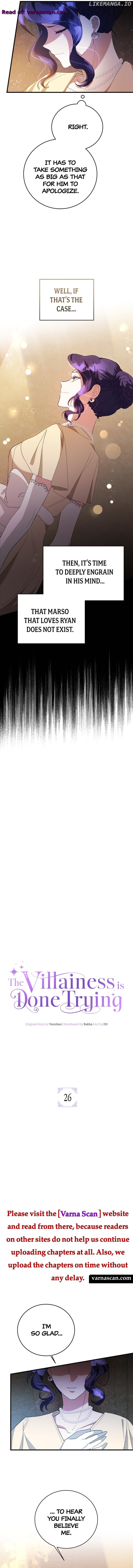 The Villainess is Done Trying Chapter 26 - page 3