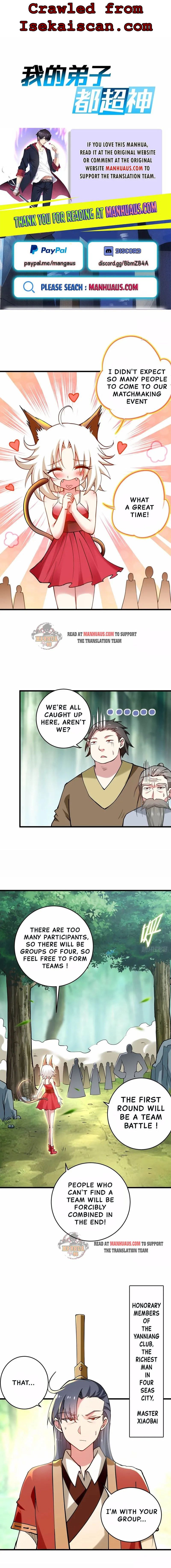 My disciples are super gods chapter 180 - page 1