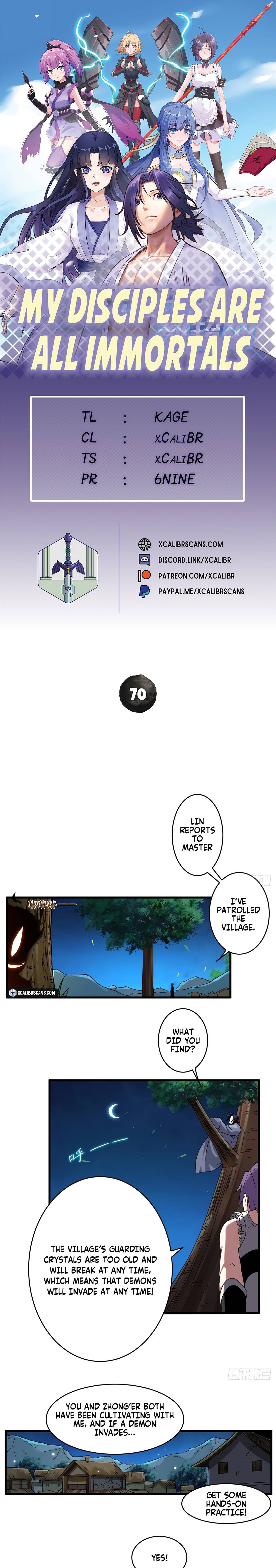 My disciples are super gods chapter 70 - page 1
