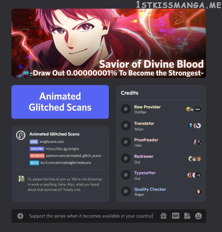 Savior of Divine Blood ~Draw Out 0.00000001% To Become the Strongest~ Chapter 0.1 - page 1