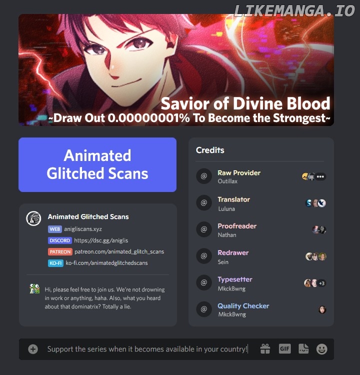 Savior of Divine Blood ~Draw Out 0.00000001% To Become the Strongest~ Chapter 84 - page 1