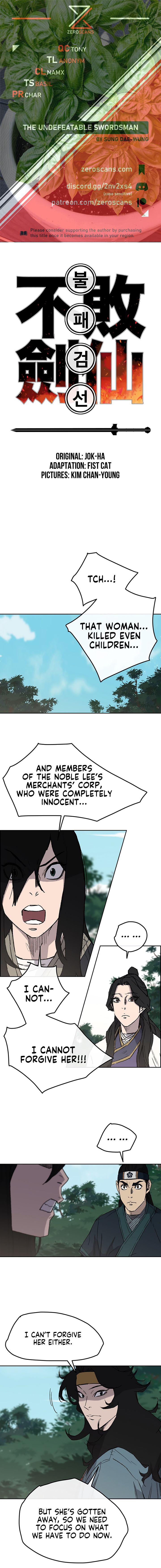 The Undefeatable Swordsman chapter 28 - page 1