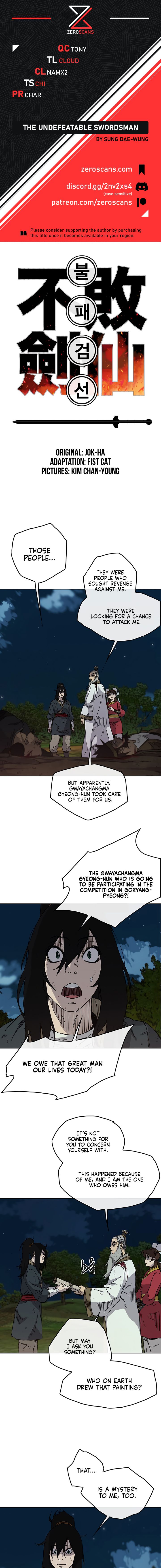 The Undefeatable Swordsman chapter 7 - page 1