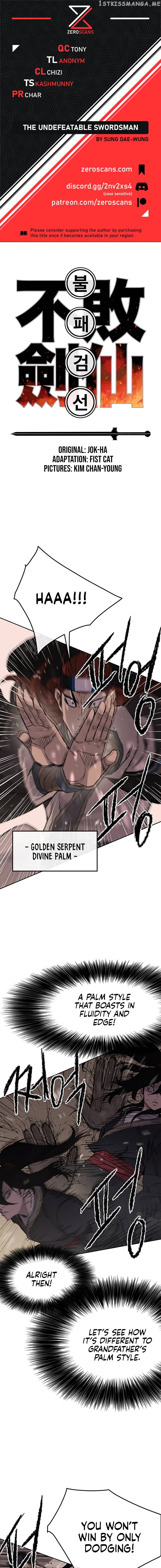 The Undefeatable Swordsman chapter 37 - page 1