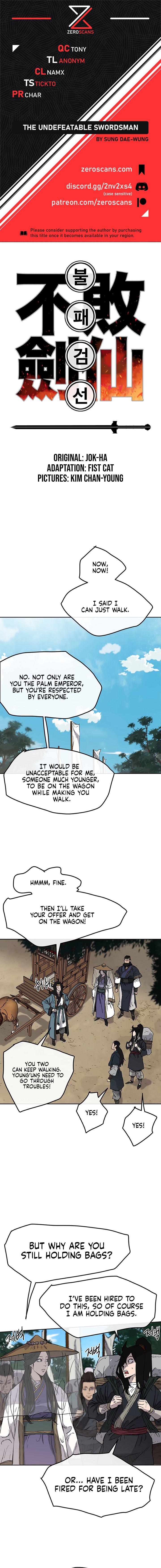 The Undefeatable Swordsman chapter 24 - page 1