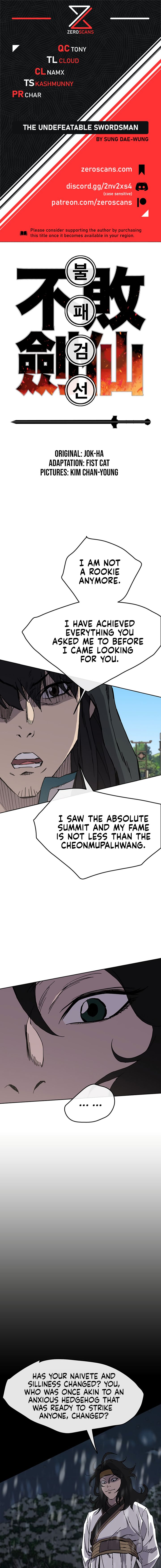 The Undefeatable Swordsman chapter 20 - page 1