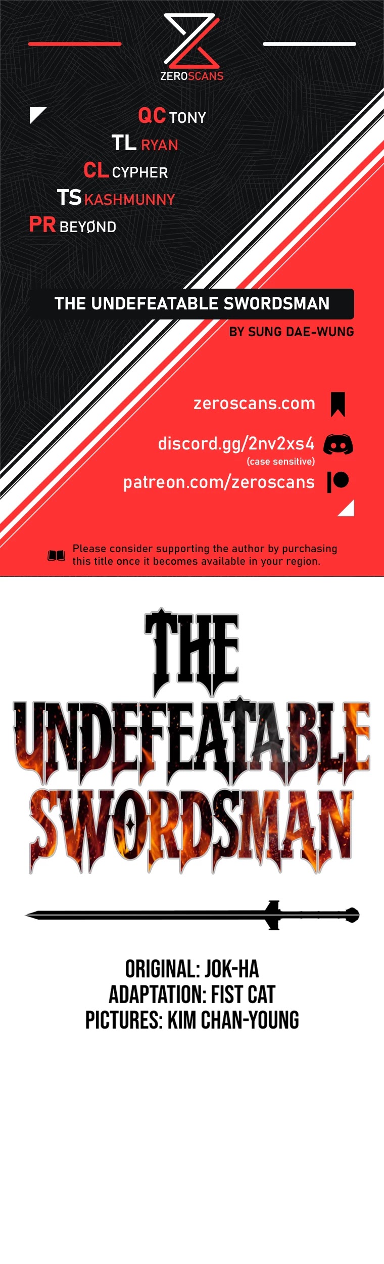 The Undefeatable Swordsman chapter 93 - page 1