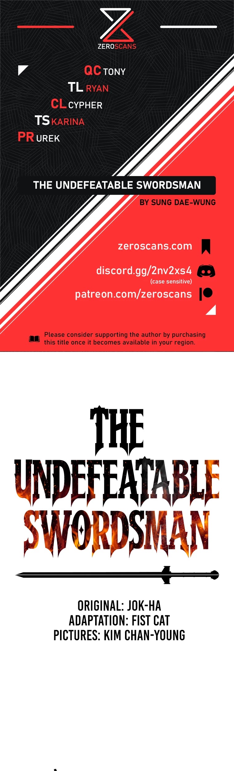 The Undefeatable Swordsman chapter 97 - page 1