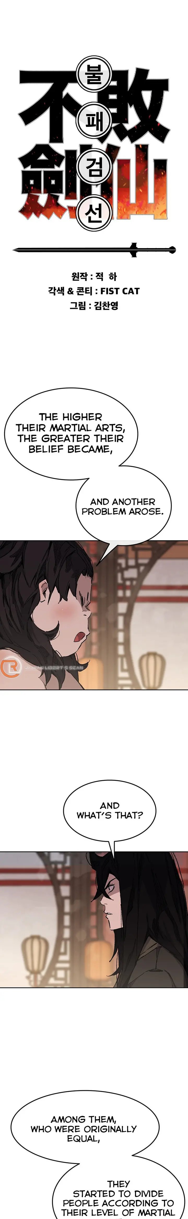The Undefeatable Swordsman chapter 133 - page 1