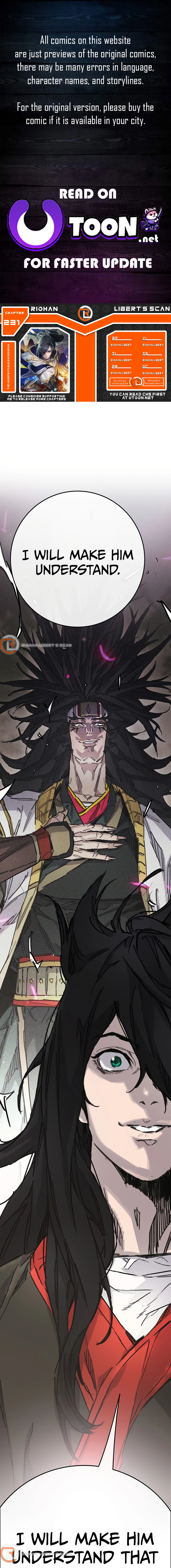 The Undefeatable Swordsman Chapter 231 - page 1