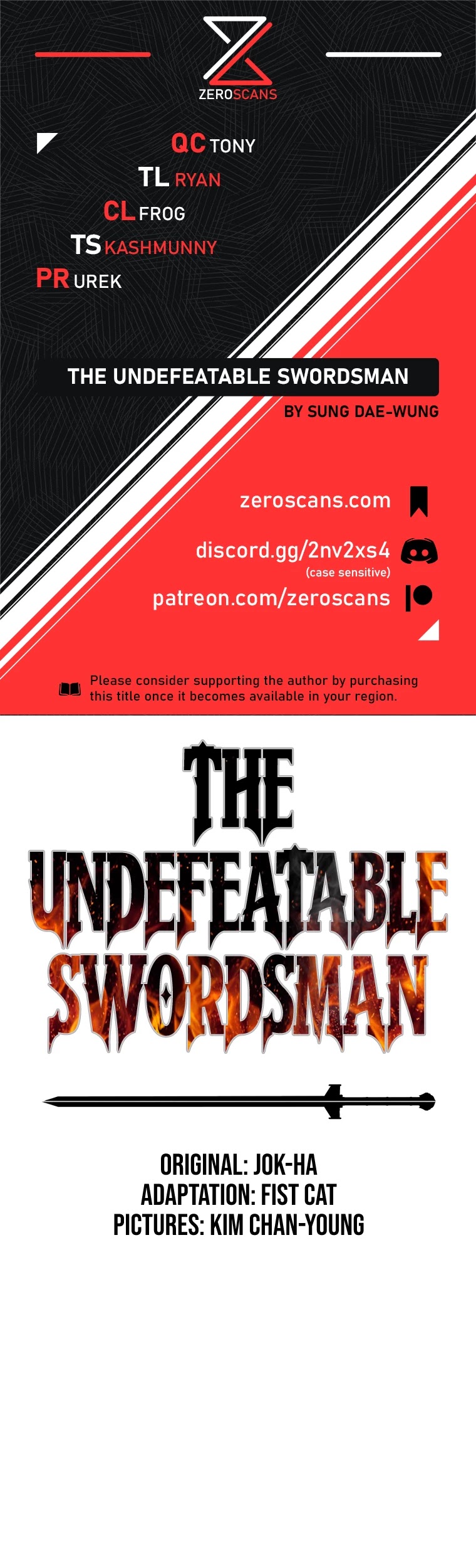 The Undefeatable Swordsman chapter 103 - page 1