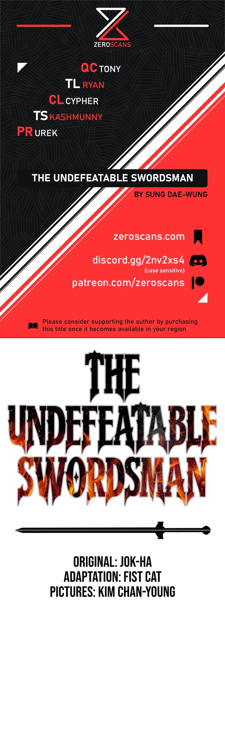 The Undefeatable Swordsman chapter 102 - page 1