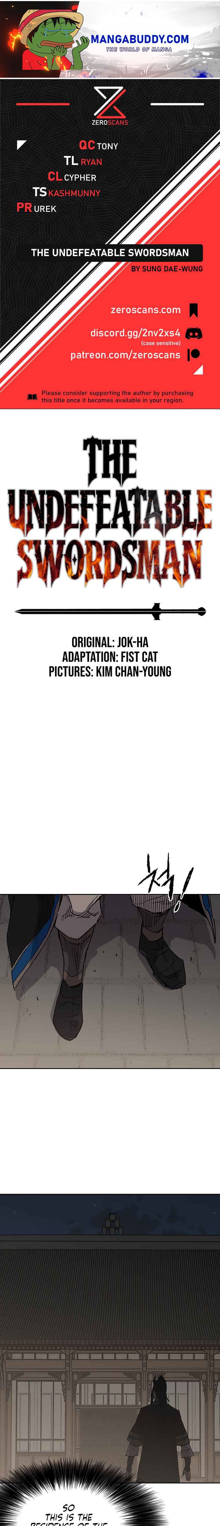 The Undefeatable Swordsman chapter 99 - page 1