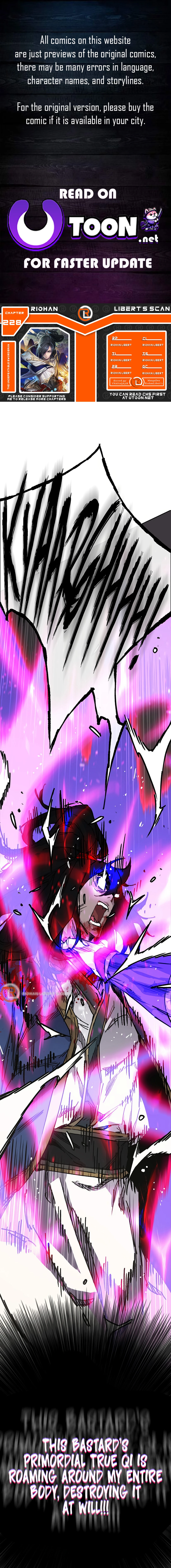 The Undefeatable Swordsman Chapter 228 - page 1