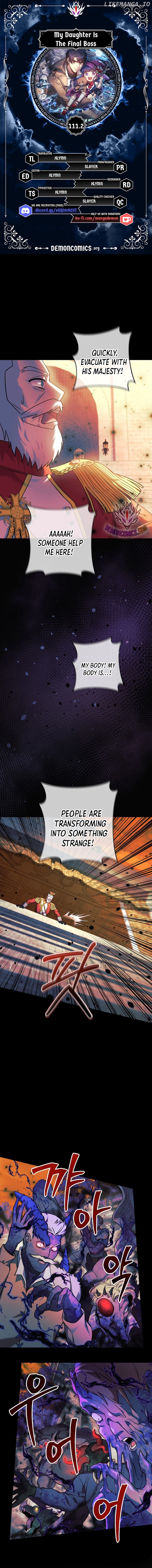 My Daughter is the Final Boss Chapter 111.2 - page 1