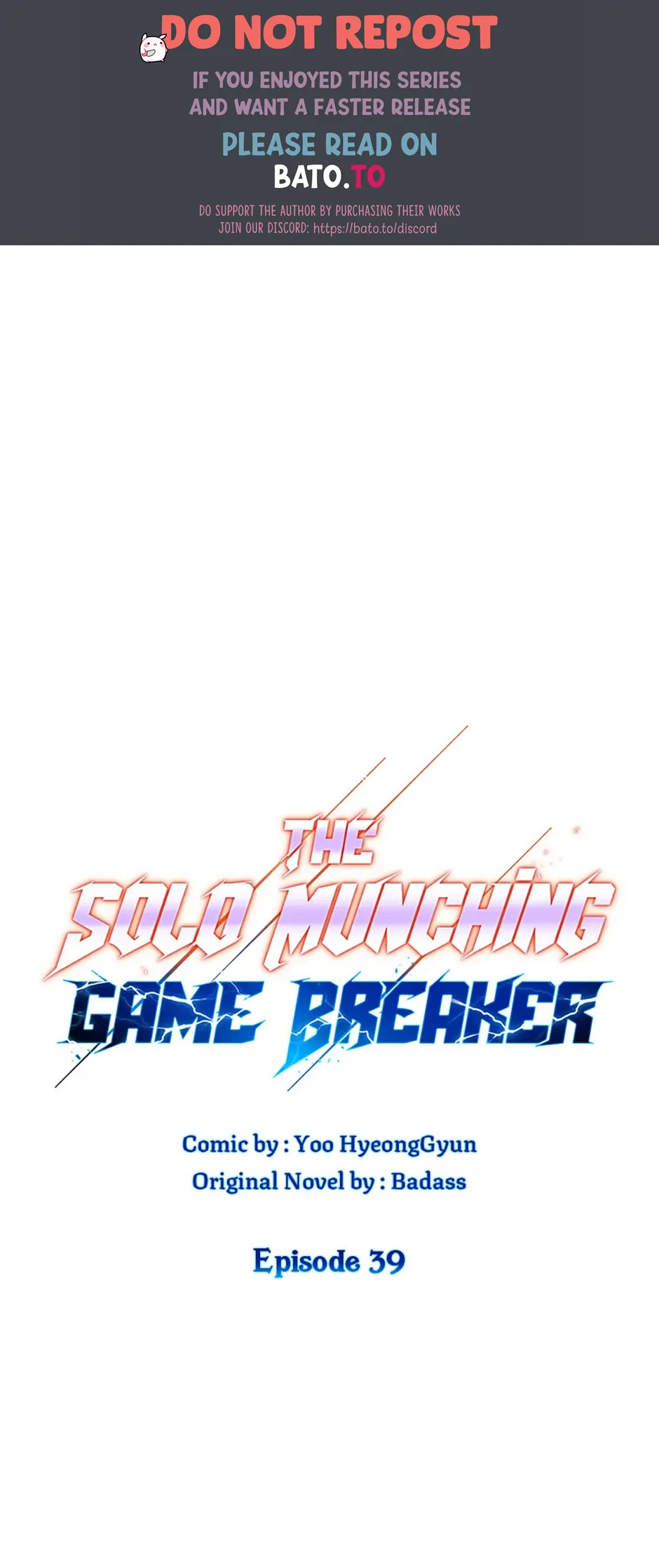 Solo Eating Chapter 39 - page 1