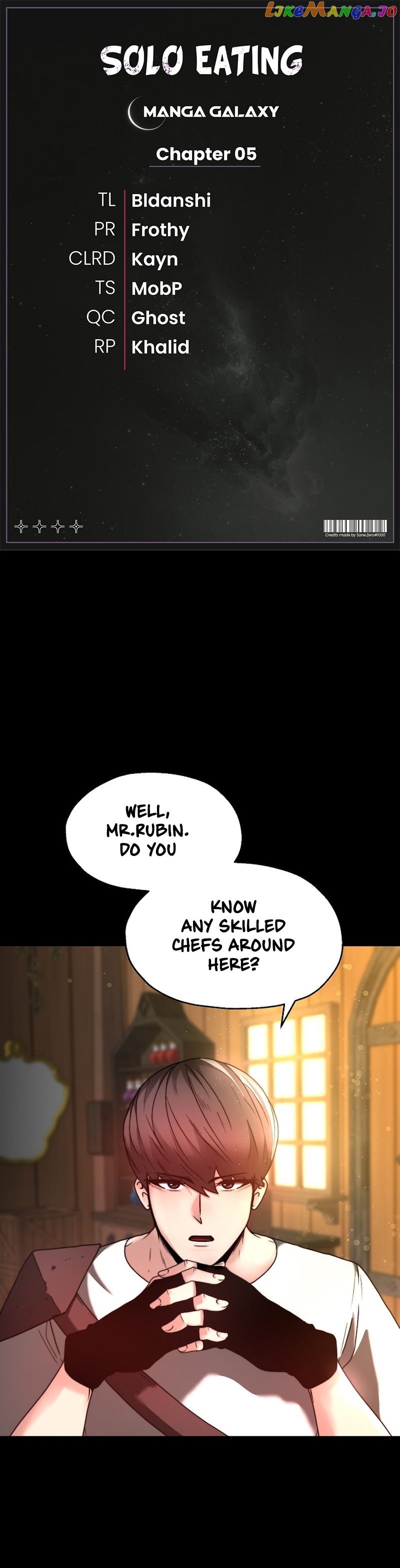 Solo Eating Chapter 5 - page 1