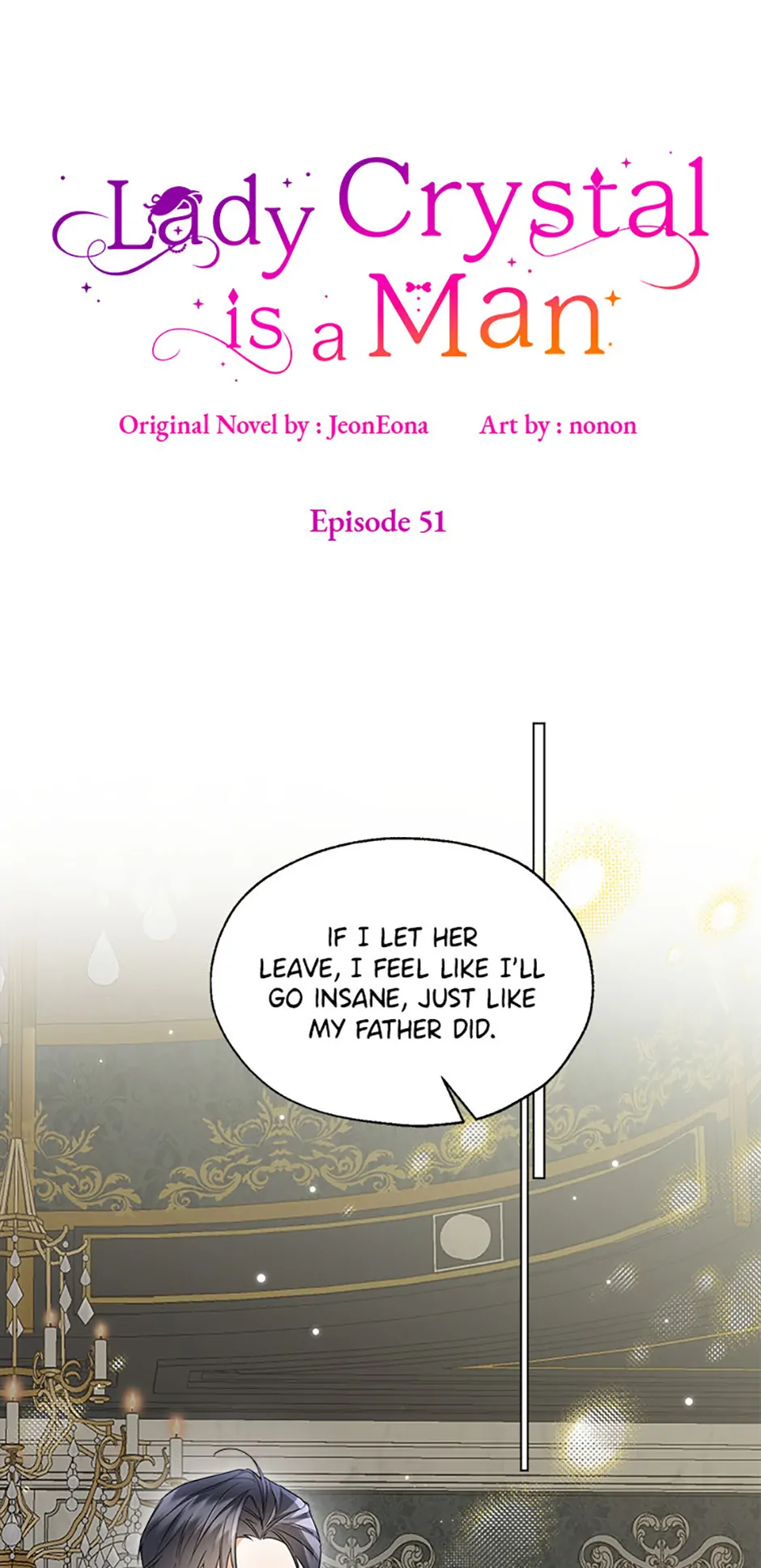 Lady Crystal is a Man Chapter 51 - page 1