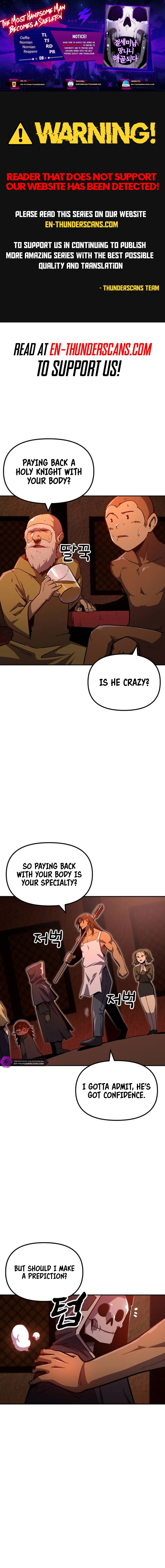 The Most Handsome Man Becomes a Skeleton Chapter 8 - page 1