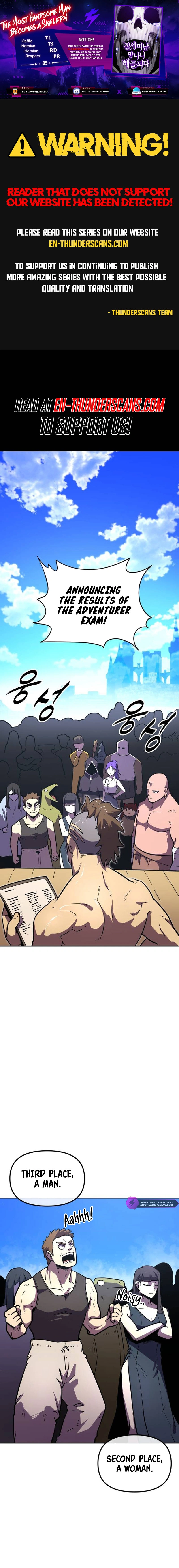 The Most Handsome Man Becomes a Skeleton Chapter 9 - page 1