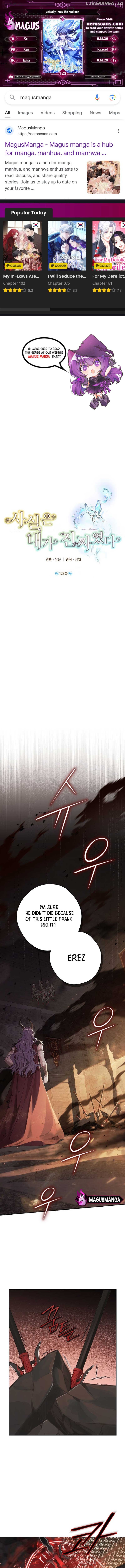 Actually, I Was the Real One Chapter 123 - page 1