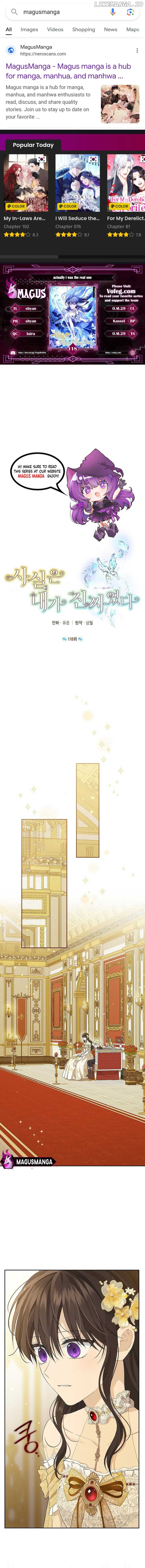 Actually, I Was the Real One Chapter 118 - page 1