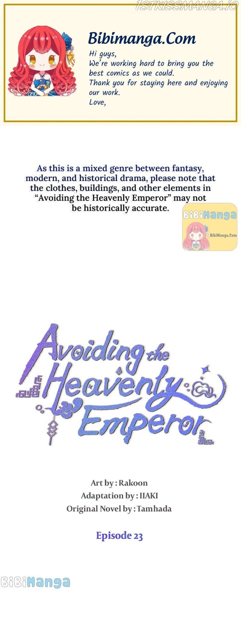 Avoiding the Heavenly Emperor chapter 23 - page 1