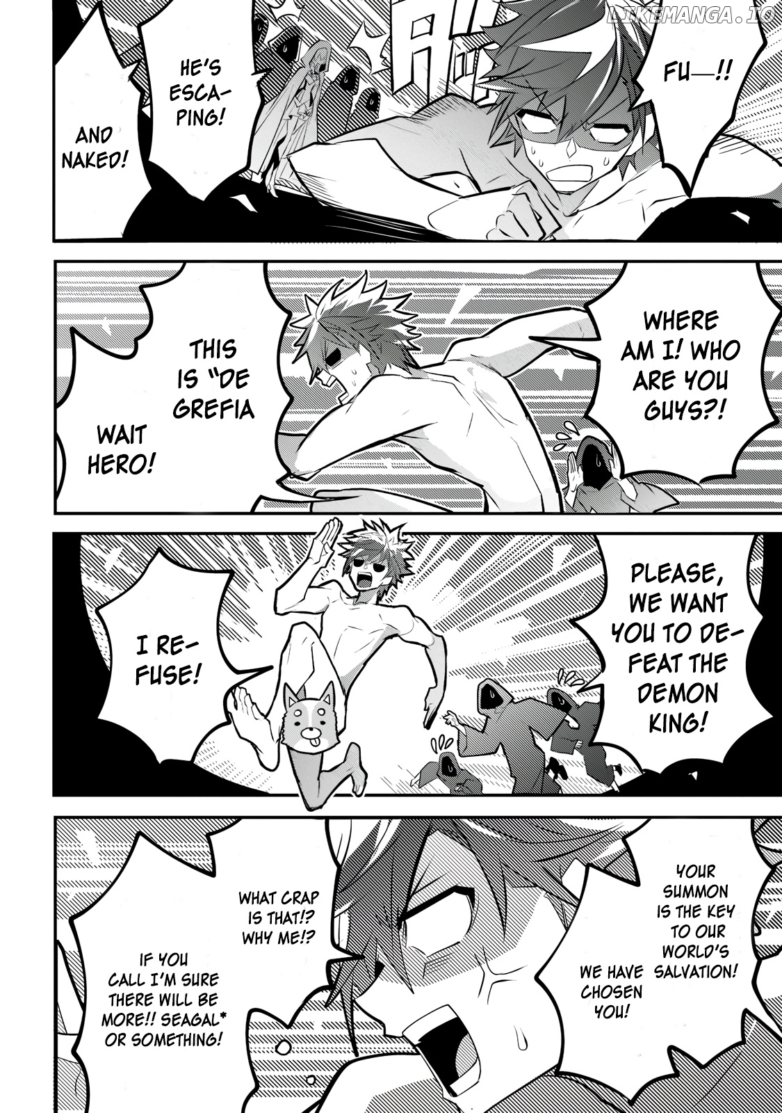 Dogs and heroes don’t dress up chapter 1.2 - page 1