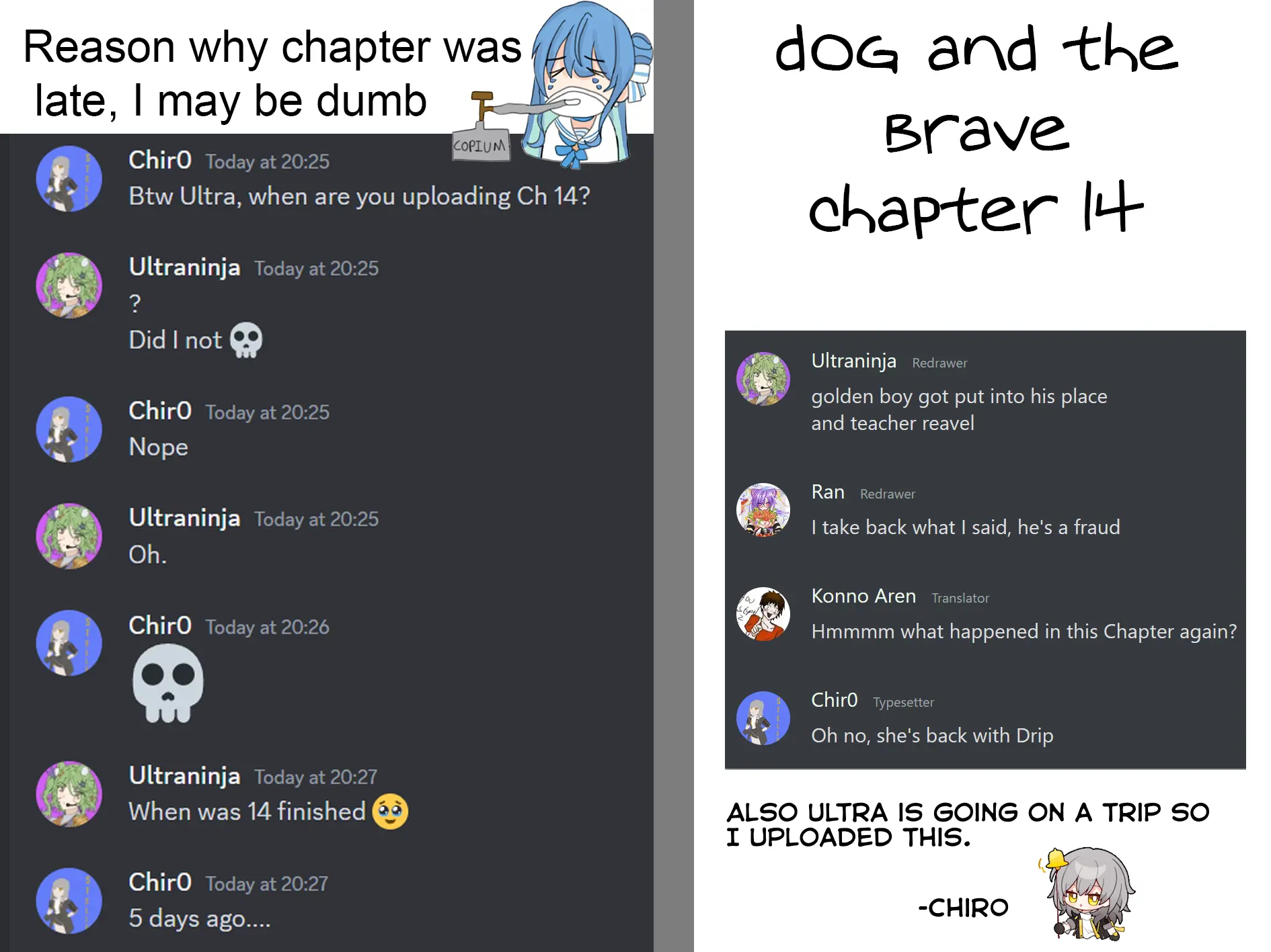 Dogs and heroes don’t dress up Chapter 14 - page 34