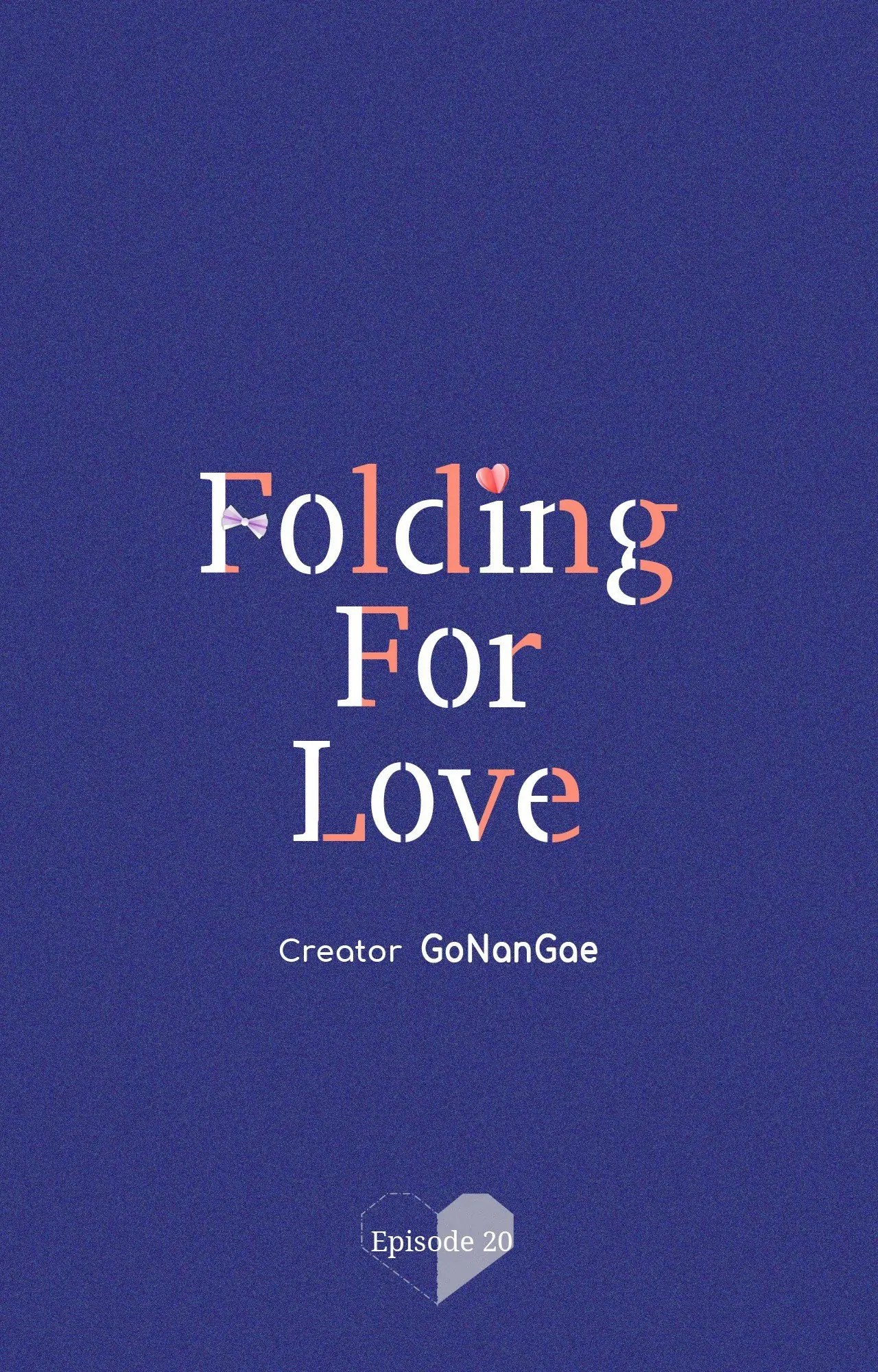 Folding For Love Chapter 20 - page 1
