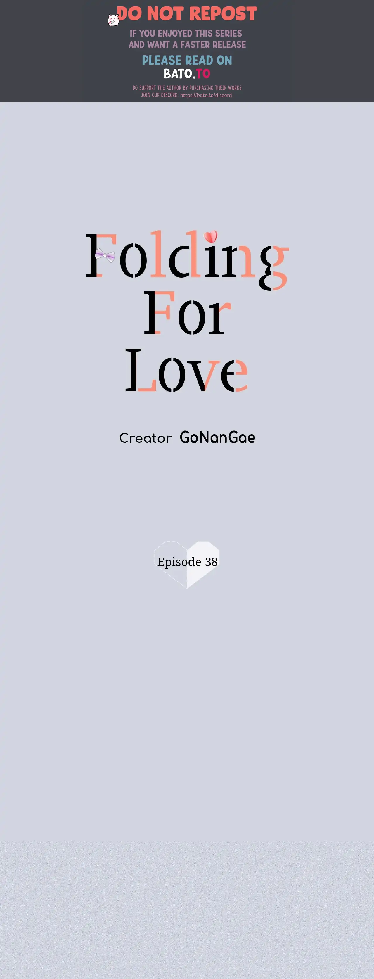 Folding For Love Chapter 38 - page 1