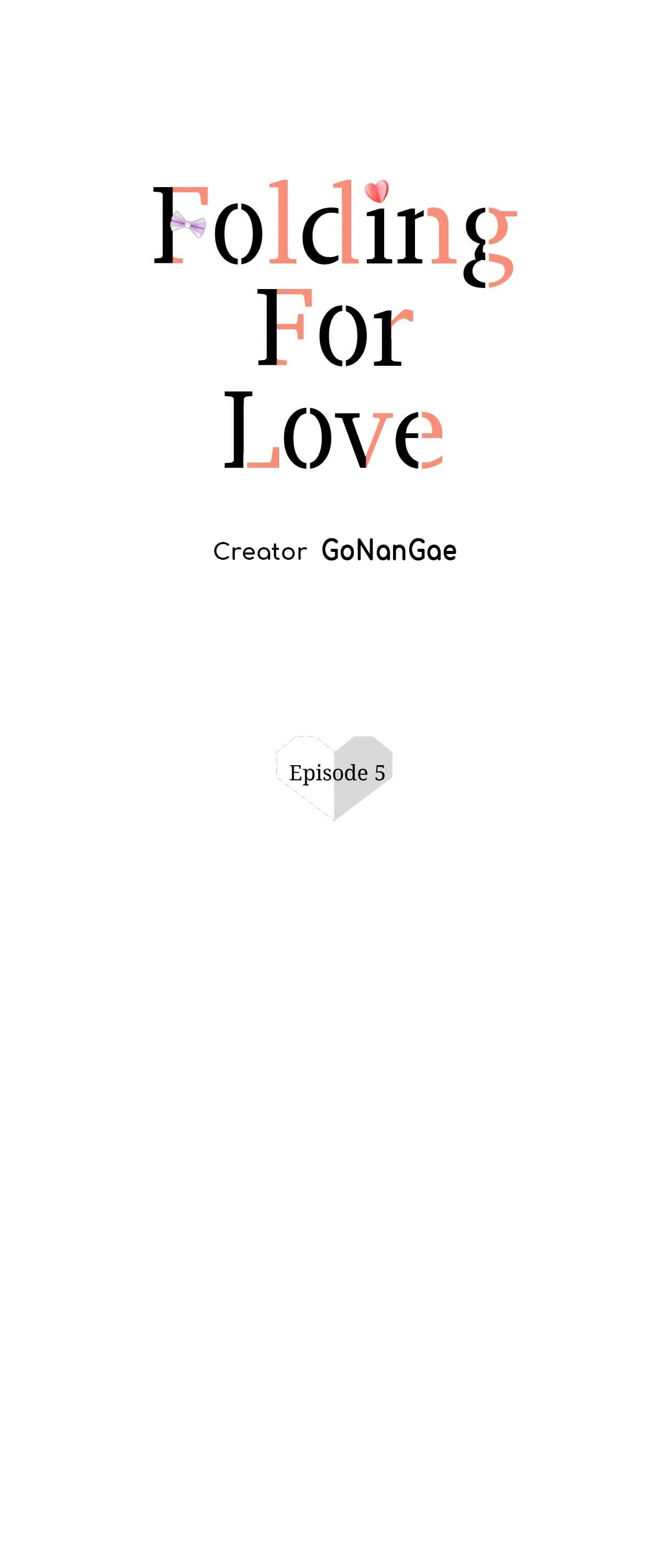 Folding For Love Chapter 5 - page 1